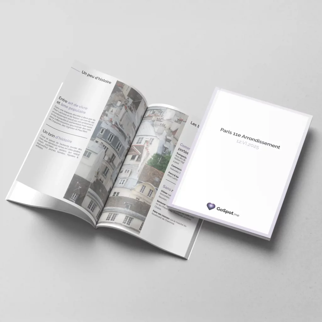 Livret client créer pour l'entreprise GoSpot.me