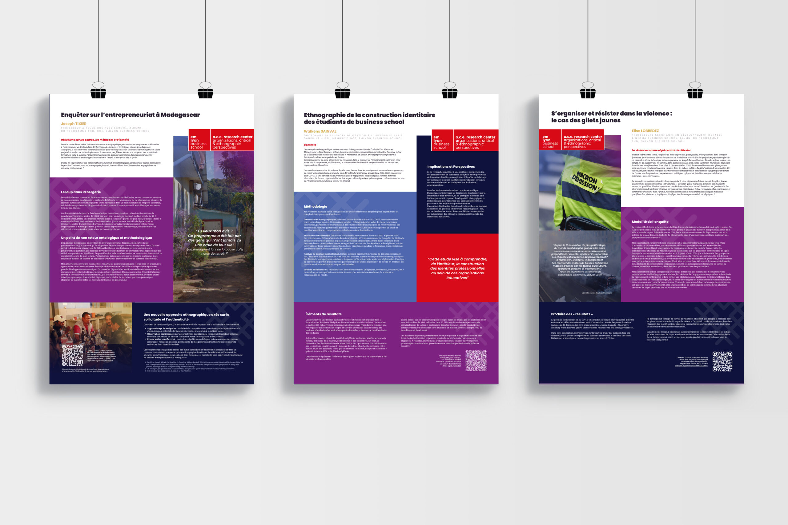 Posters OCE- EM Lyon